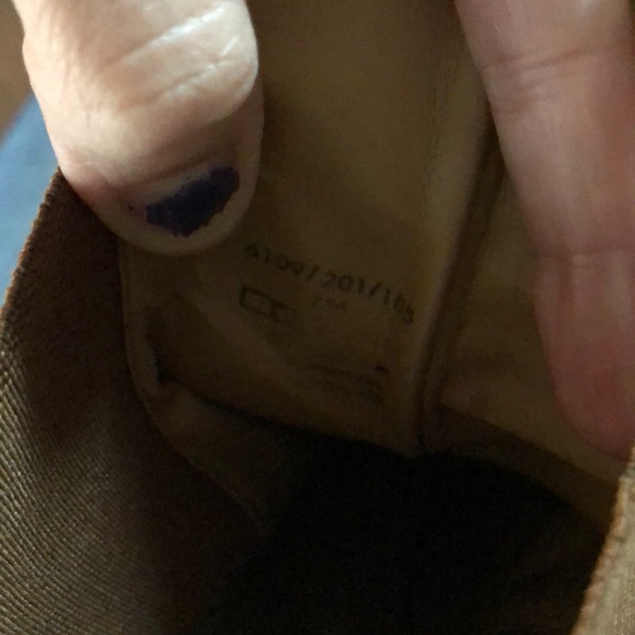 Zara Basic Leather Block Heel Booties Size 40 - Picture 7 of 9